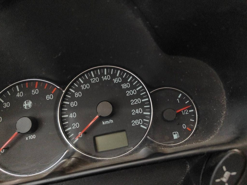 156022603 Alfa Romeo 166 2003 LHD Diesel speedometer instrument cluster 