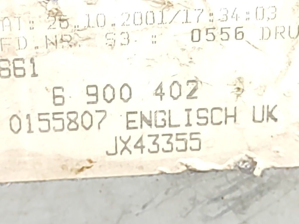 BMW 3 Series E46 320D 2000 Radio Cassette Player 6900402