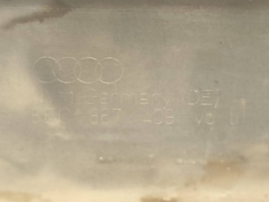 Audi A4 S4 B6 8E 8H 2002 front left door wood trim 8E0867409 