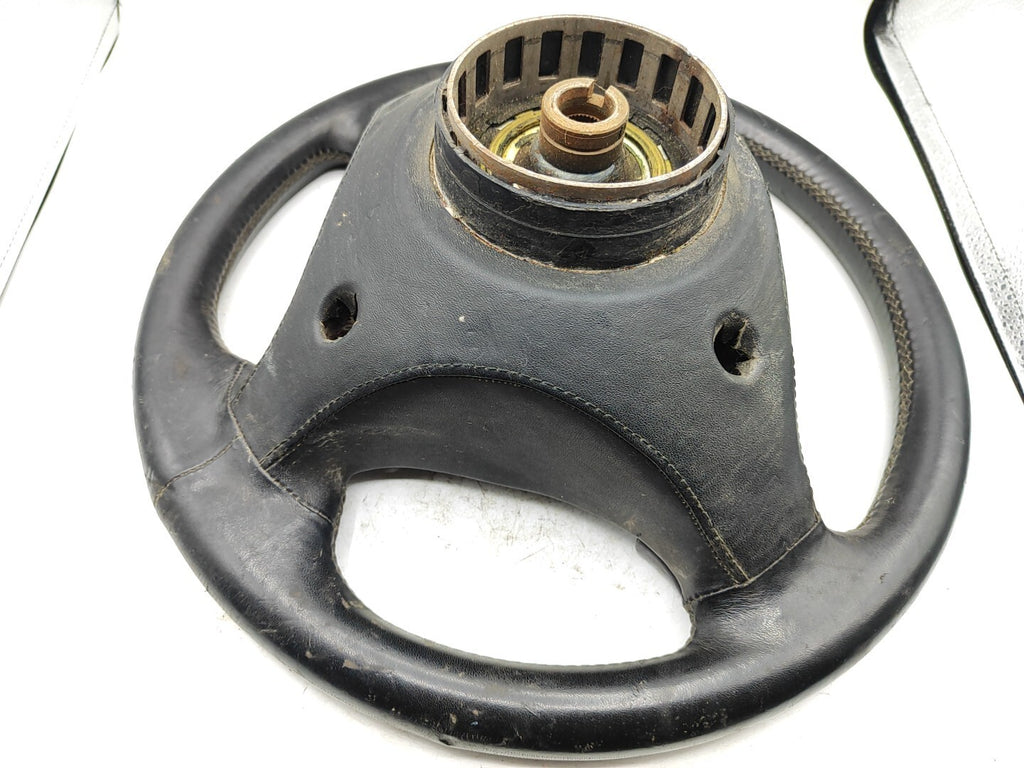Alfa Romeo 155 TwinSpark Petrol 1994 Interior Leather Steering Wheel BLACK COLOR