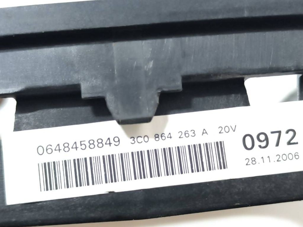 Volkswagen PASSAT B6 2007 Gear shifter surround trim plastic 3C0864263A 