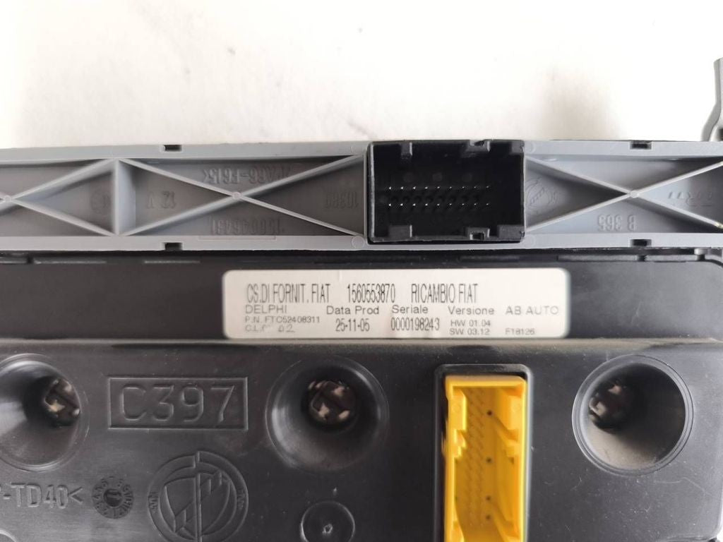 Alfa Romeo 147 2005 AC Climate control unit module 1560553870 