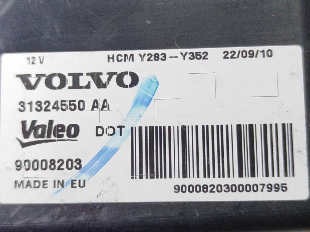 Volvo S60 2012 Light control module unit LCM 90008203 