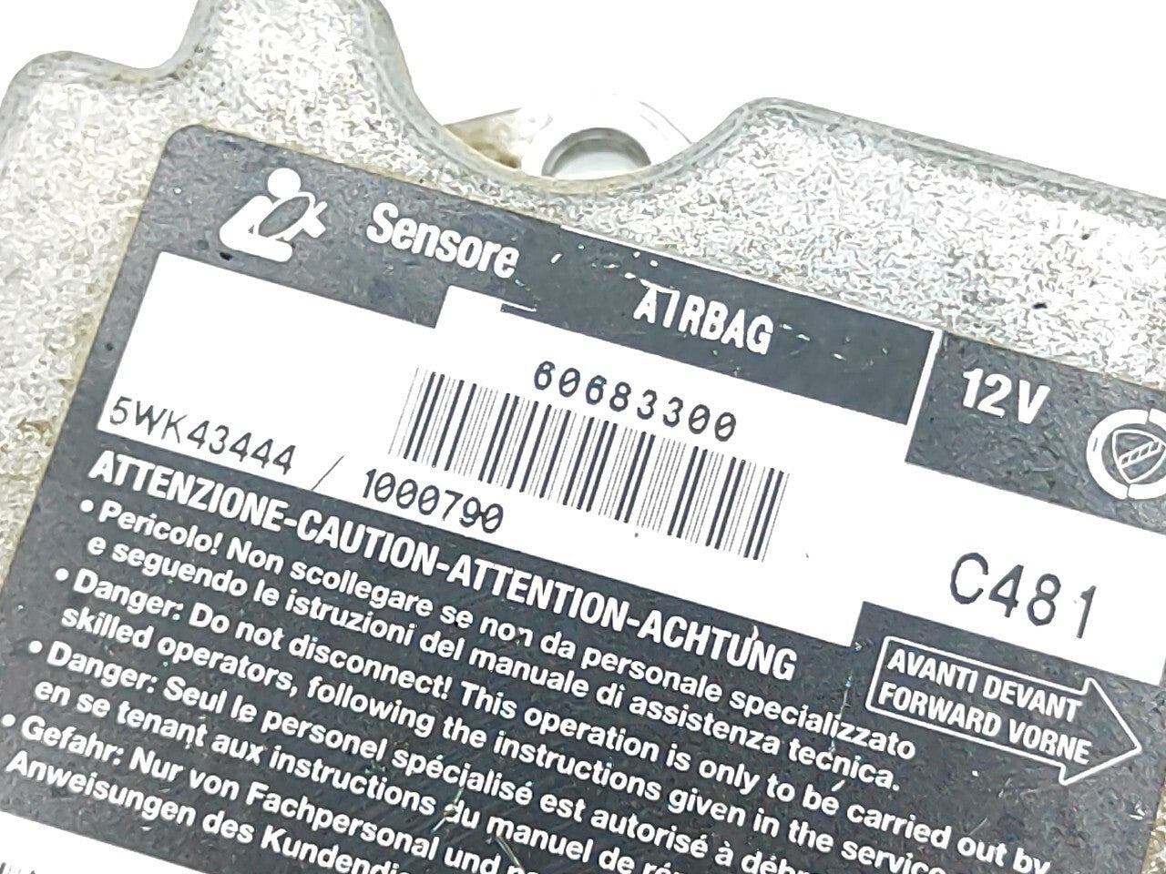 Alfa Romeo GT 1.9JTD 2006 Safety ECU Control Module 60683300