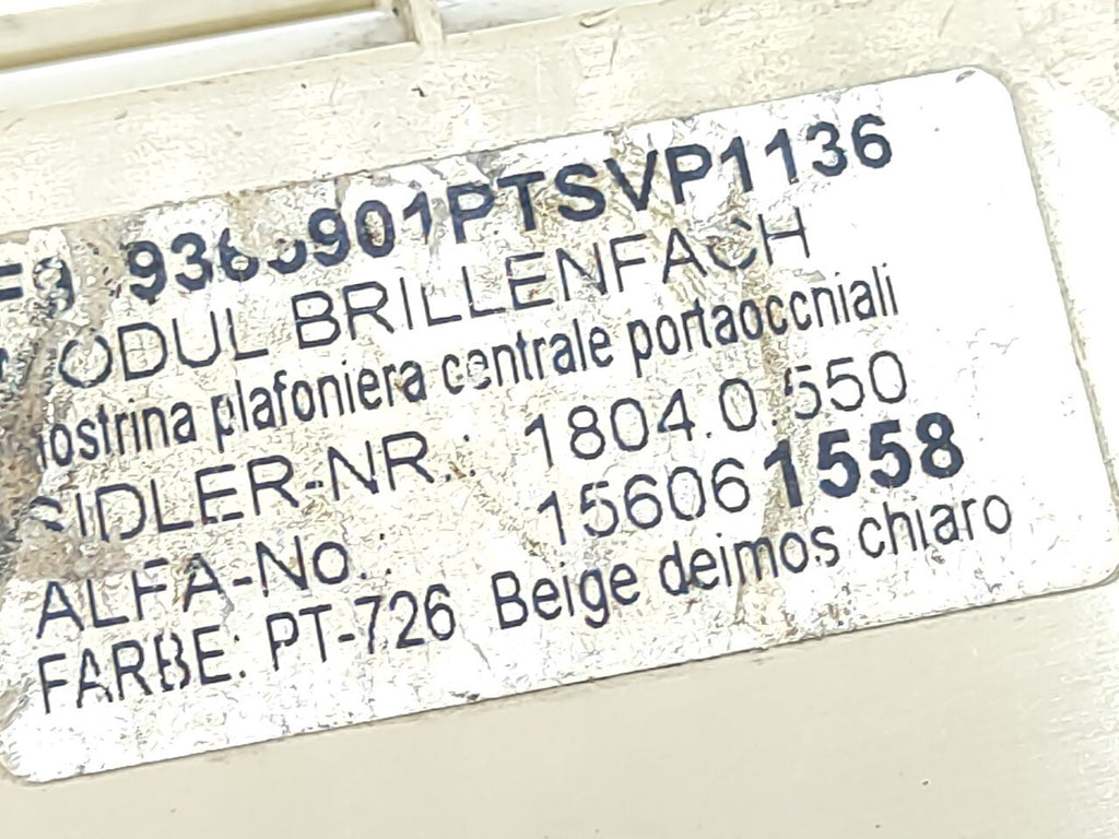 Alfa Romeo 159 2006 Roof Sunglasses Glasses Storage Box 156061558