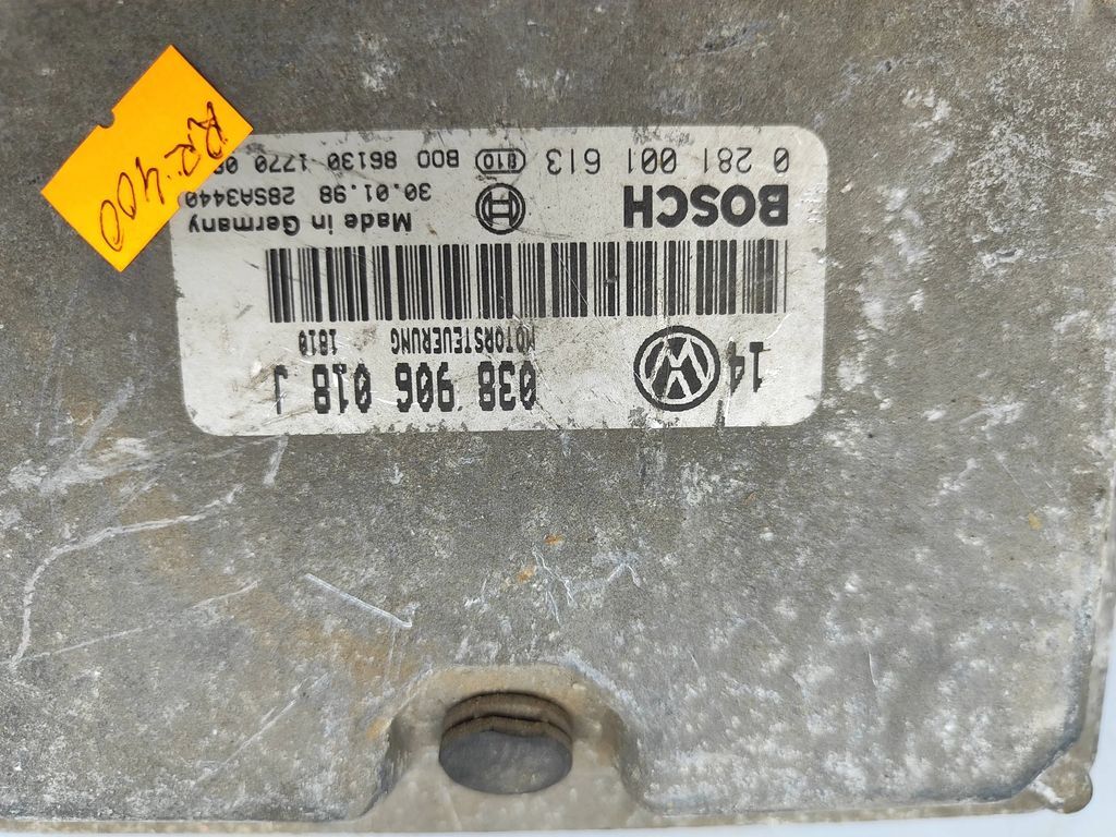 Volkswagen Golf IV 1.9SDI 1998 Engine control unit module 038906018J 