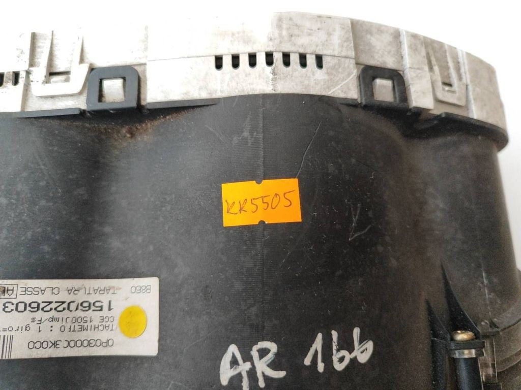 156022603 Alfa Romeo 166 2003 LHD Diesel speedometer instrument cluster 