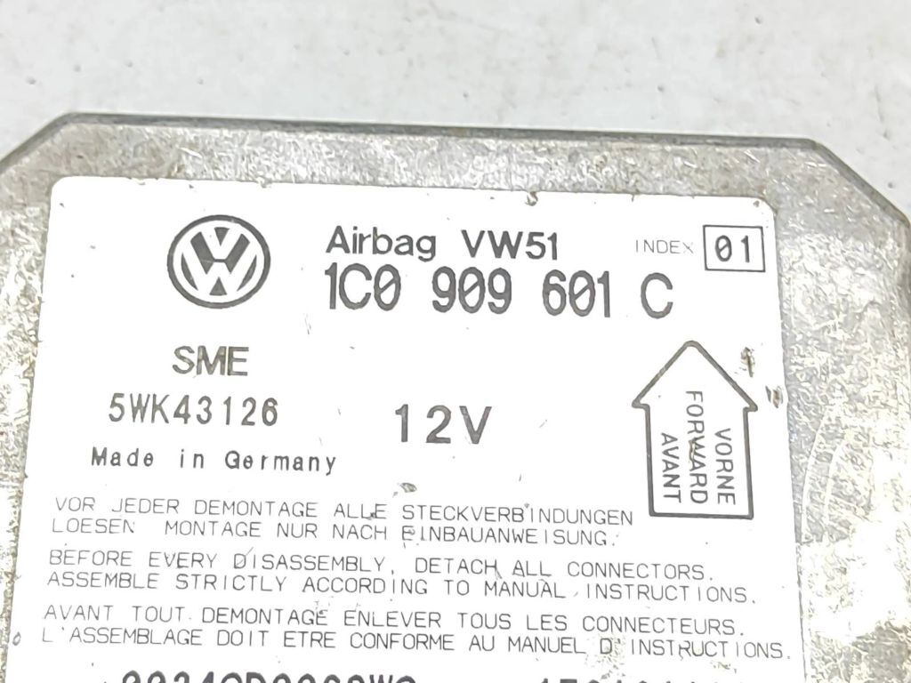 Skoda Fabia Mk1 (6Y) 2000 Safety Control unit module 1C0909601C 