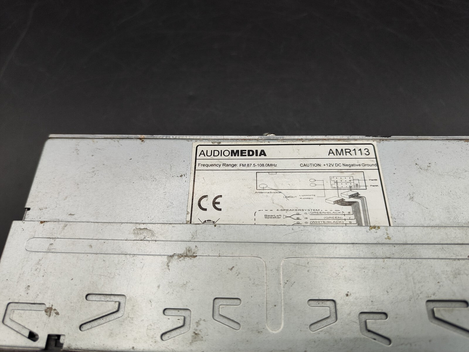 Audiomedia AMR113 Stereo CD Radio Player Unit