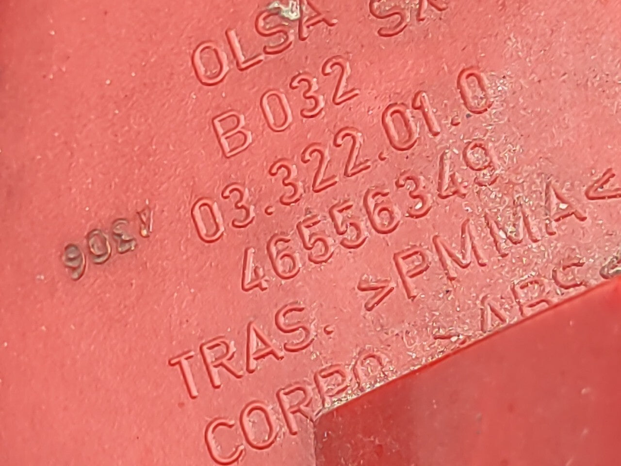 Alfa Romeo 147 2006 Rear Left Taillight Lamp 46556349