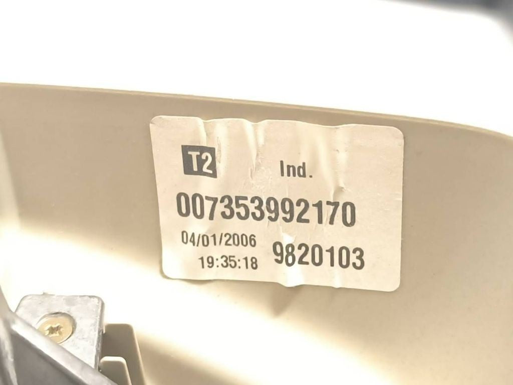 Fiat Croma 2.4JTD 147kW 2007 Diesel Interior rear view mirror 007353992170 