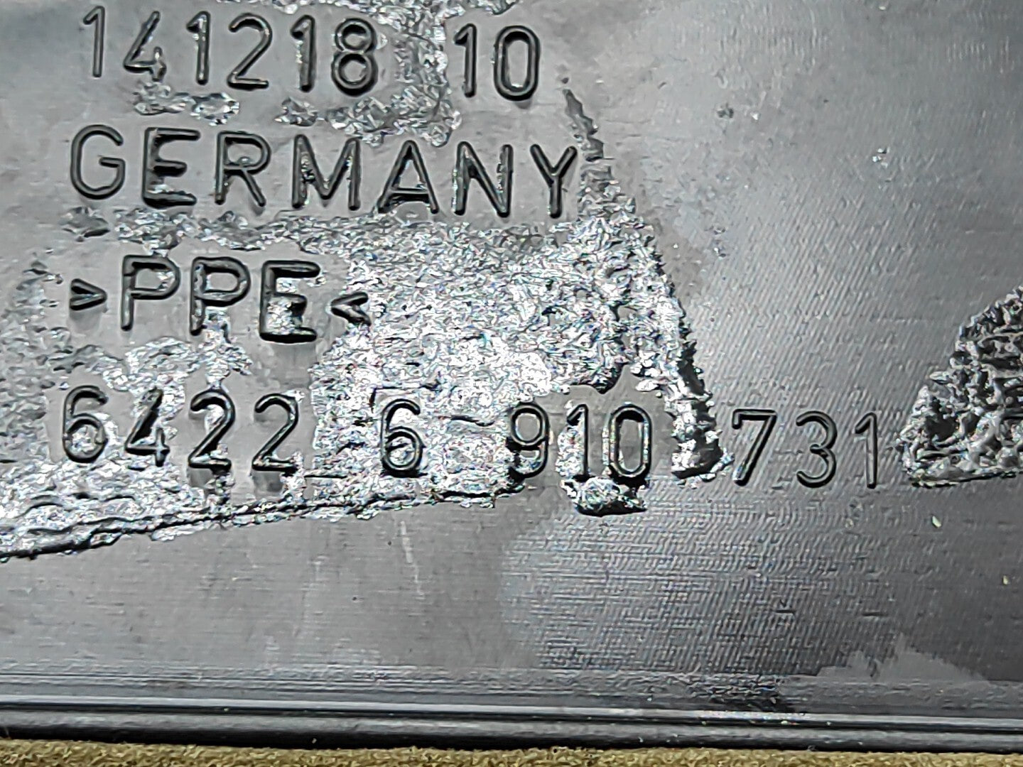 BMW 5 Series E61 530D 170kW 2006 LHD Front Left Panel Air Vent 6910731