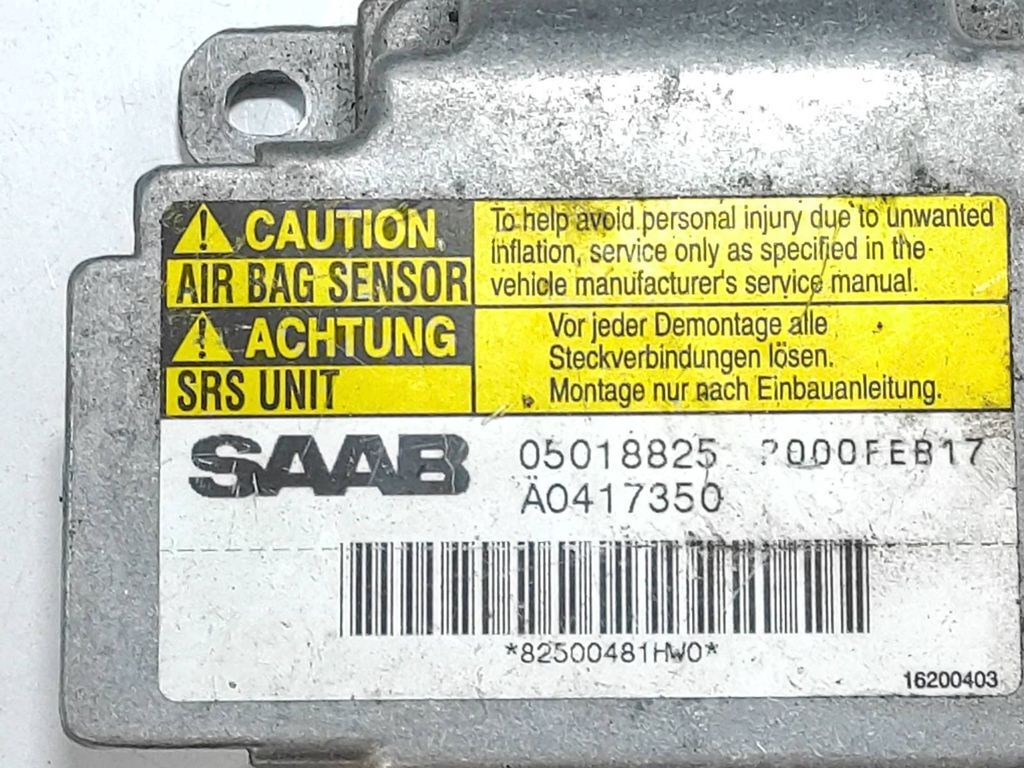 Saab 9-5 2.0T 110kW Petrol 2000 Control unit module 05018825 