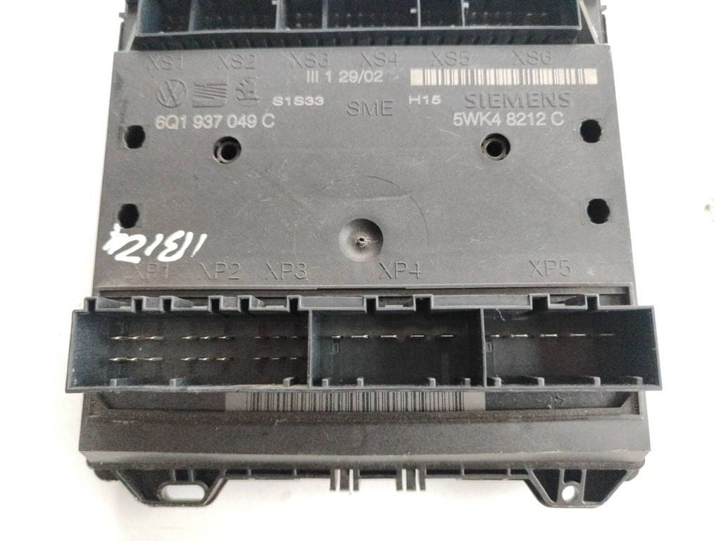 Skoda Fabia Mk1 6Y 2005 Comfort convenience body module 6Q1937049C 
