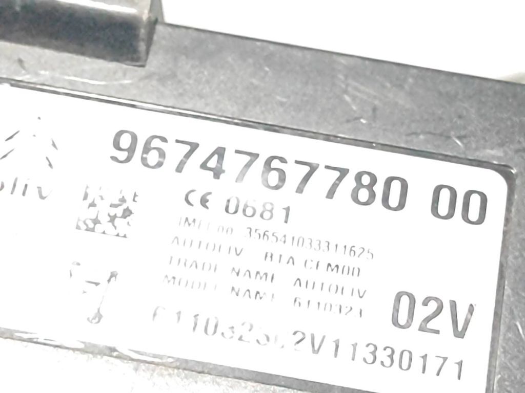 Peugeot 508 2.0HDI 2012 Bluetooth control unit module 9674767780 