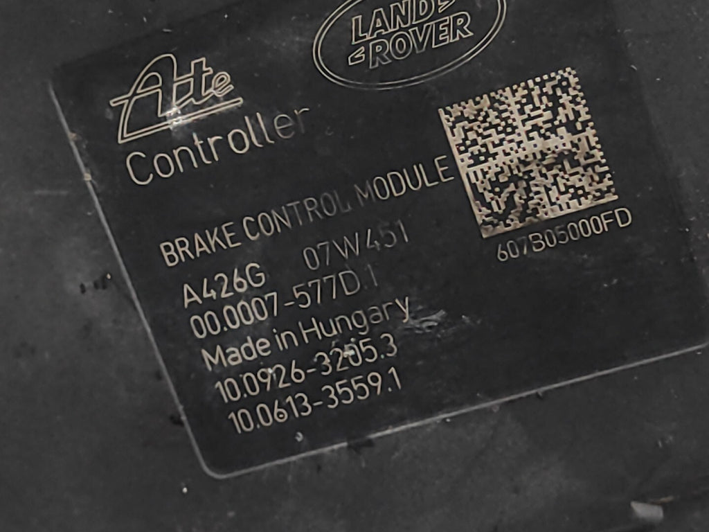 Land Rover Freelander LR2 2009 ABS Brake Pump Module 6G9N2C405DG 10021201234