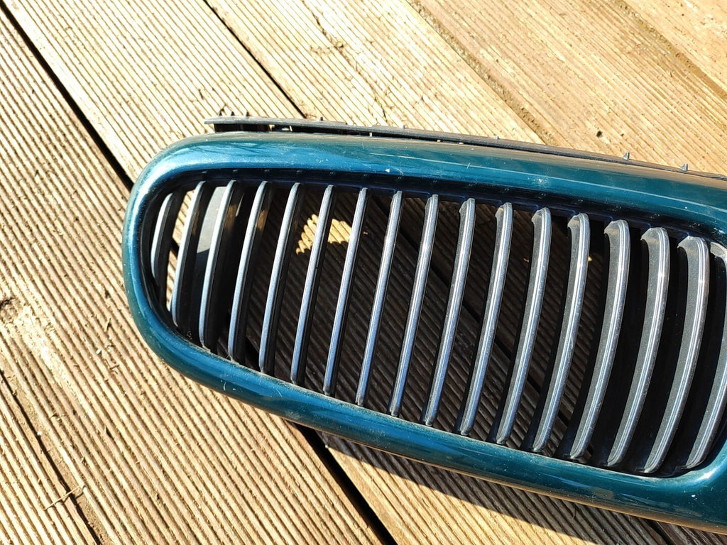 Jaguar X Type 2.5i 2001 Front Center Bonnet Hood Grill 1X435510AH GREEN