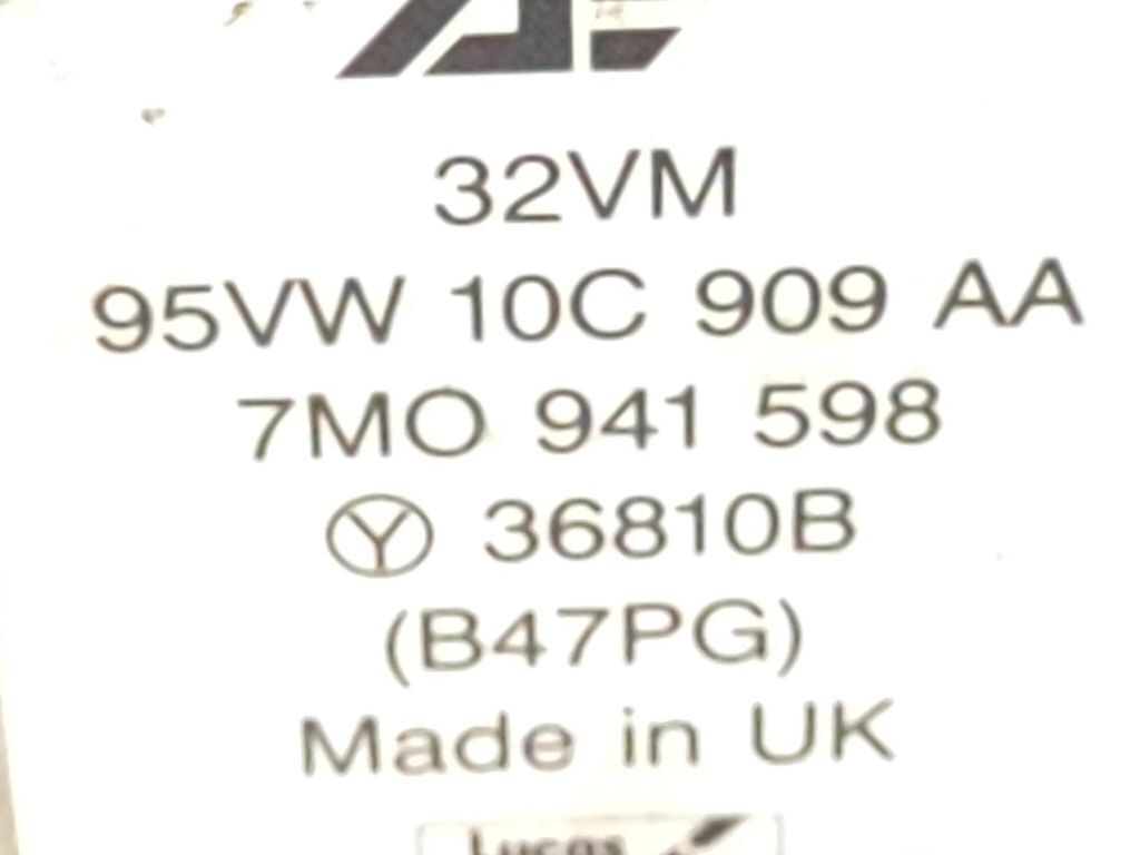 Volkswagen Sharan Comfort convenience body module 7M0941598 