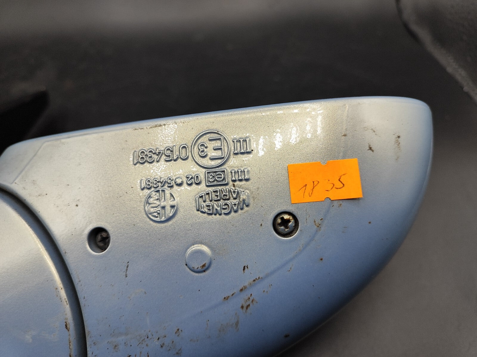 Alfa Romeo 166 2.4JTD 110kW 2002 LHD Front Right Side Mirror BLUE E30154381