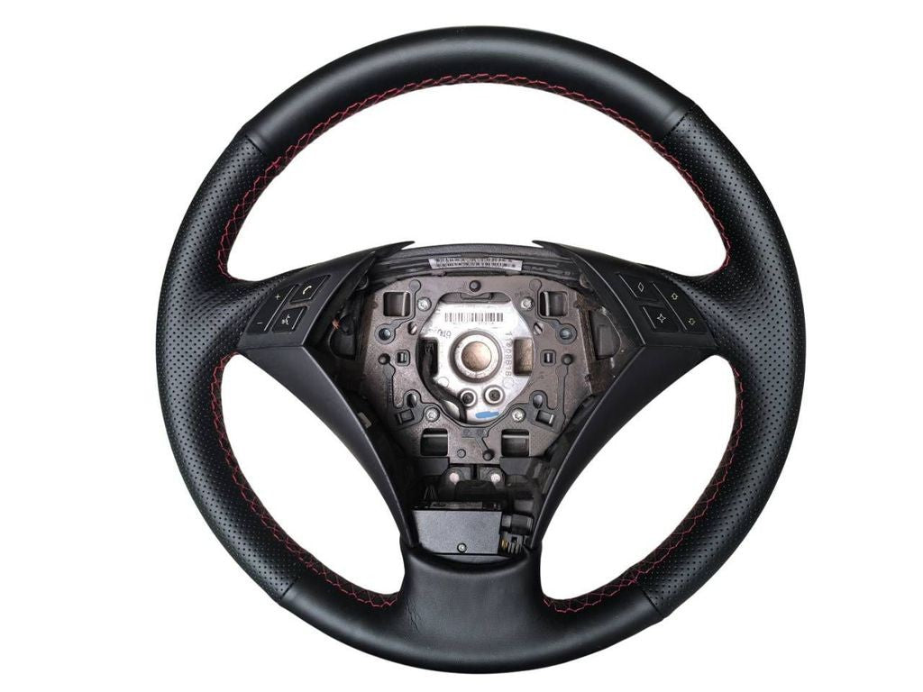 BMW 5 E60 E61 2005 Steering wheel 62304721 / NEW COVER GOOD CONDITION