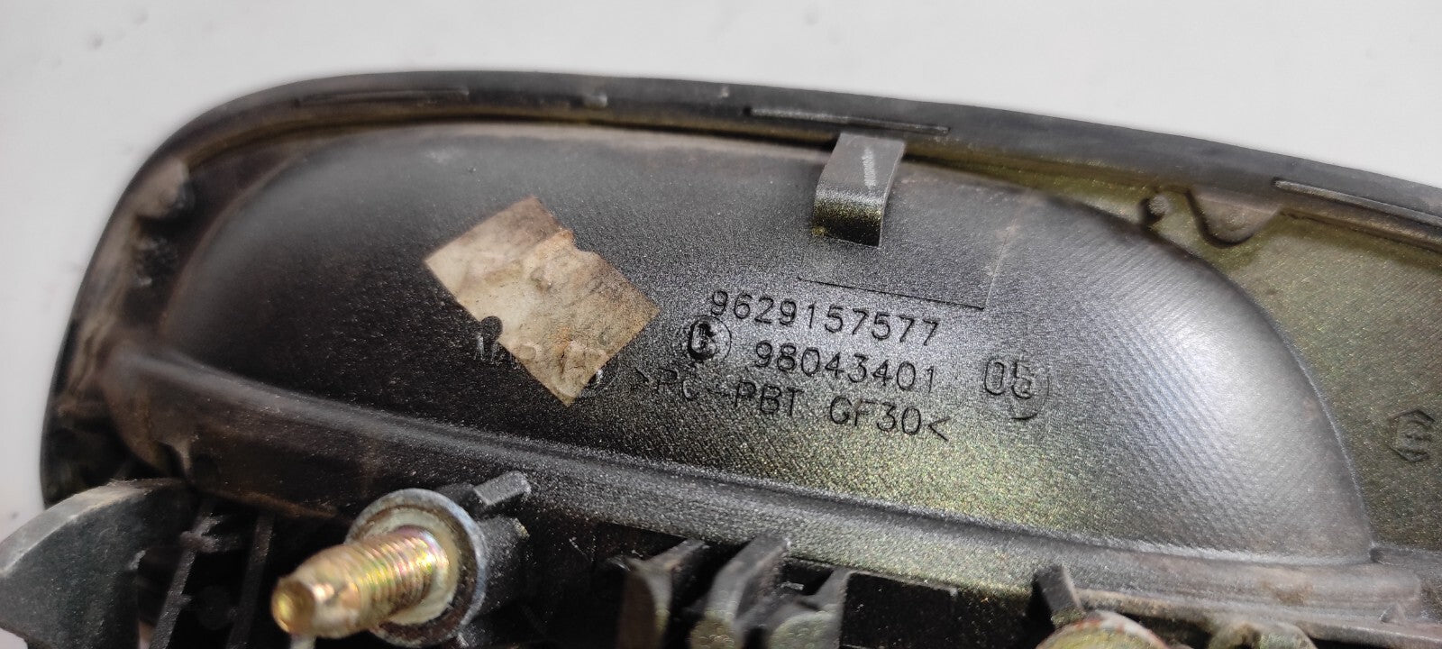 Peugeot 607 3.0i V6 2001 LHD Rear Left Door Exterior Handle 9629157577