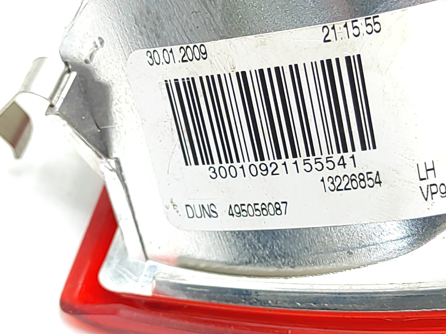 Opel Insignia A 2010 Estate Rear Left Side Taillight 13226854