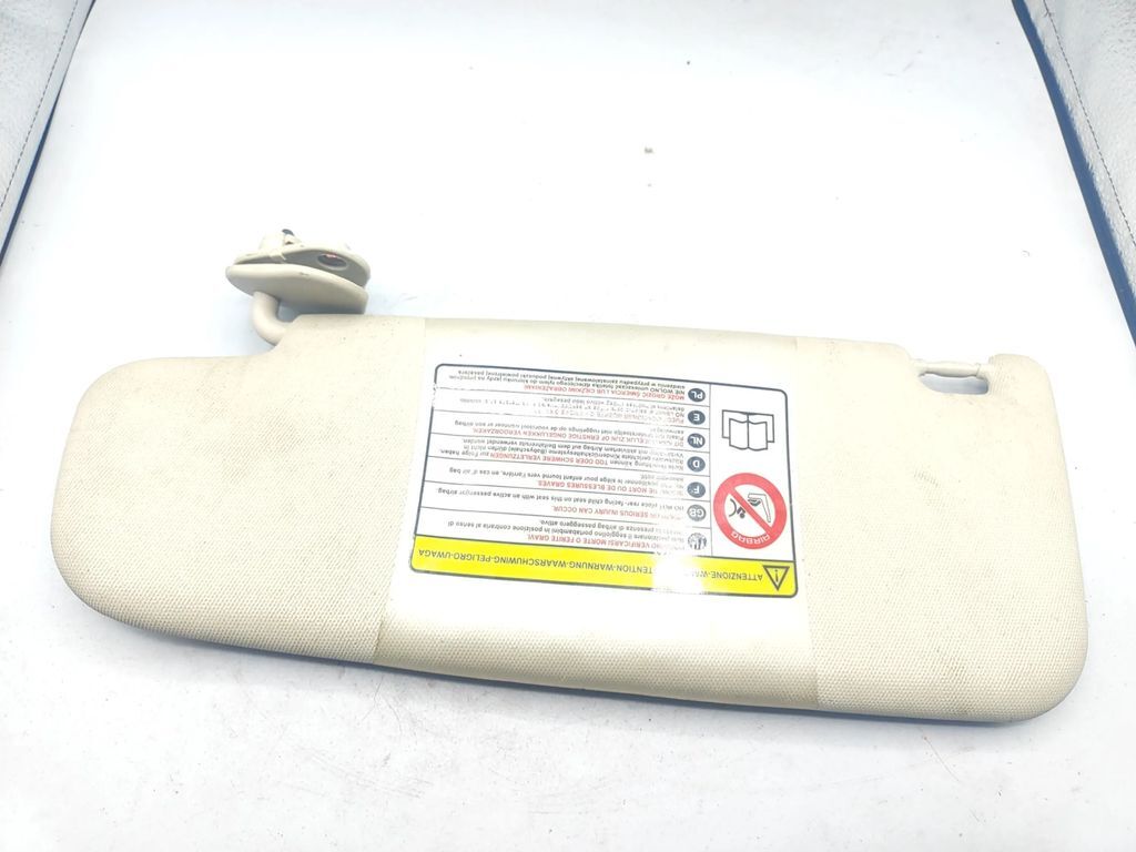 Alfa Romeo 159 2.4JTDm 147kW Saloon 2006 LHD Front Right sun visor cover