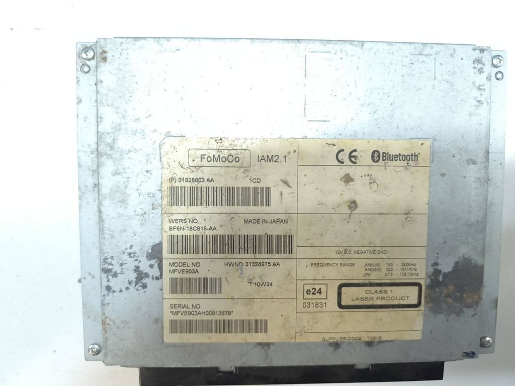 Volvo S60 2012 Radio CD GPS player head unit BF6N18C815AA 