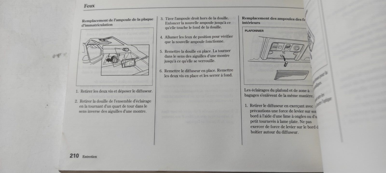 Honda Civic Aerodeck 1998 User Service Manual Book FRANCE