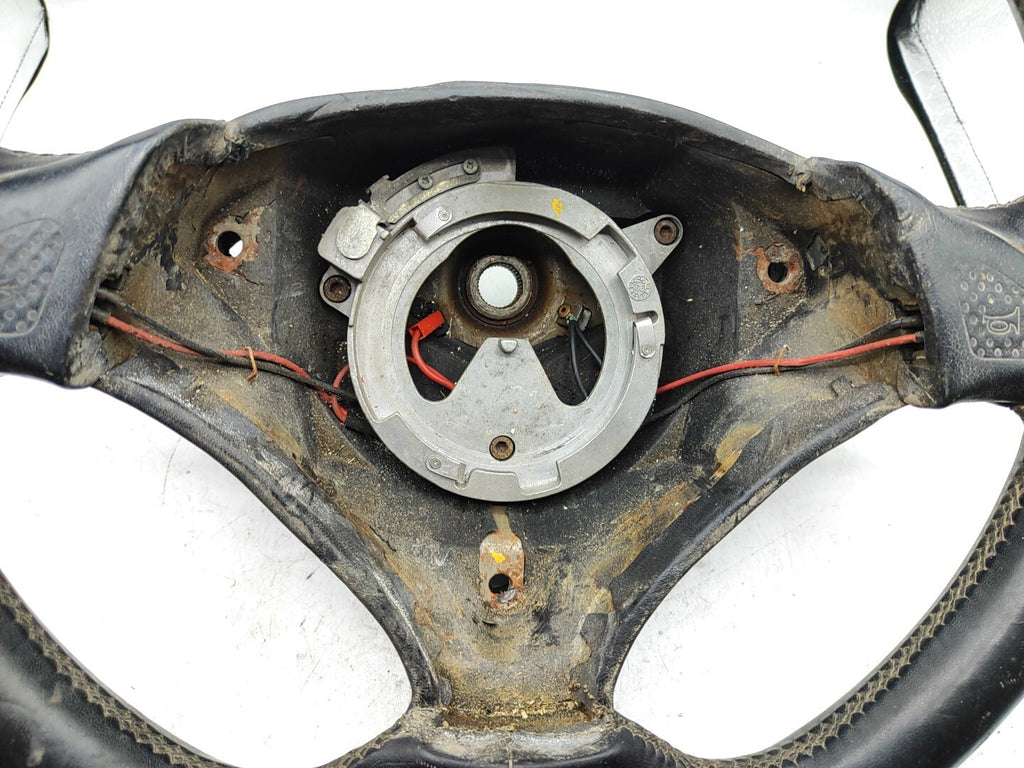 Alfa Romeo 155 TwinSpark Petrol 1994 Interior Leather Steering Wheel BLACK COLOR