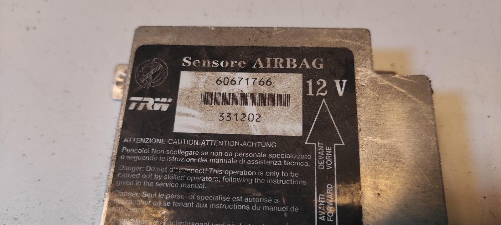 Alfa Romeo 166 2.4JTD 2002 Safety Control Unit Module 60671766 331202