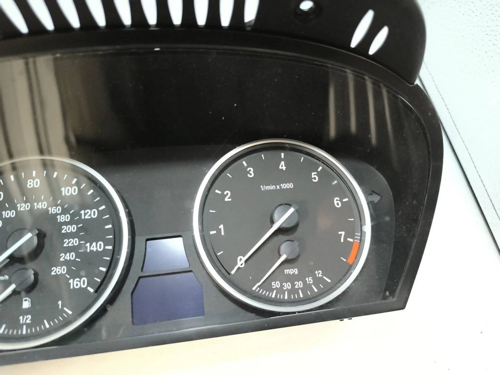 BMW 5 E60 E61 535 2008 Petrol speedometer instrument cluster 62119177259 