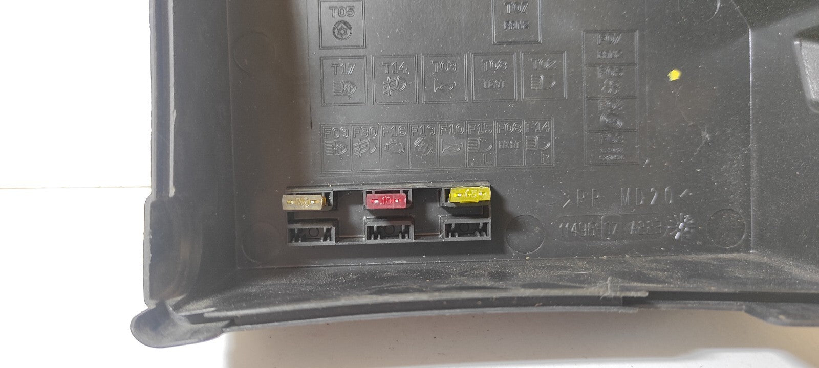 Alfa Romeo GT / 147 1.9JTD 2006 Diesel Engine Fuse Box Cover Cap