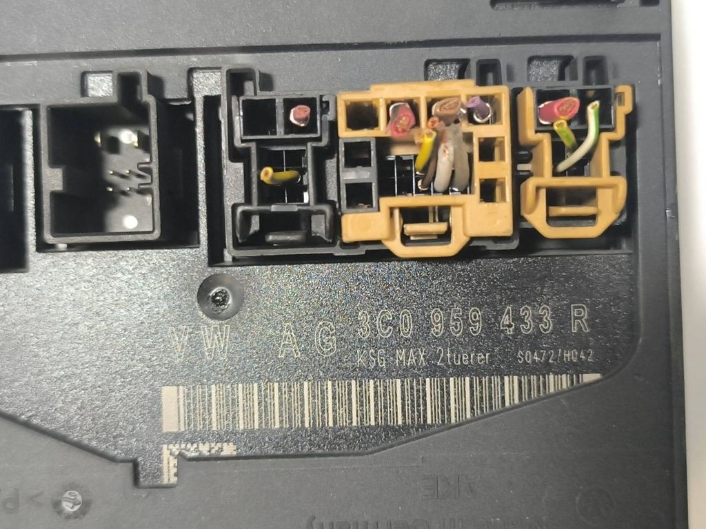 Volkswagen PASSAT B6 2008 Comfort convenience body module 3C0959433R 