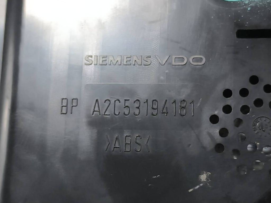 Volkswagen PASSAT B6 2007 LHD speedometer instrument cluster A2C53194181 