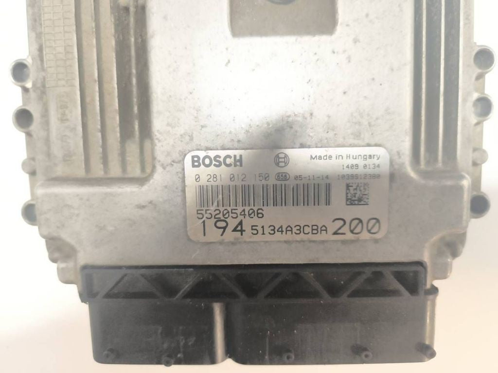 Fiat Croma 2.4JTD 147kW 2007 Diesel 0281012150 Engine control unit module ECU 