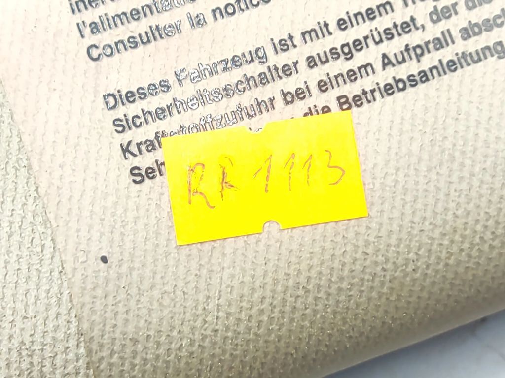 Alfa Romeo 159 2.4JTDm 2006 LHD Front Left sun visor cover