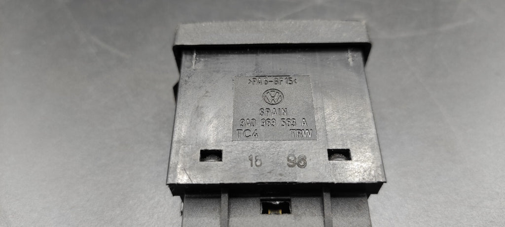 Volkswagen VW Transporter T4 1997 Heated Seats Switch Button 3A0963563A