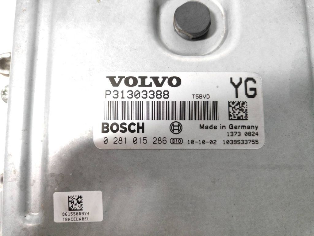Volvo S60 2.0D 120kW 2012 P31303388 Engine control unit module ECU 