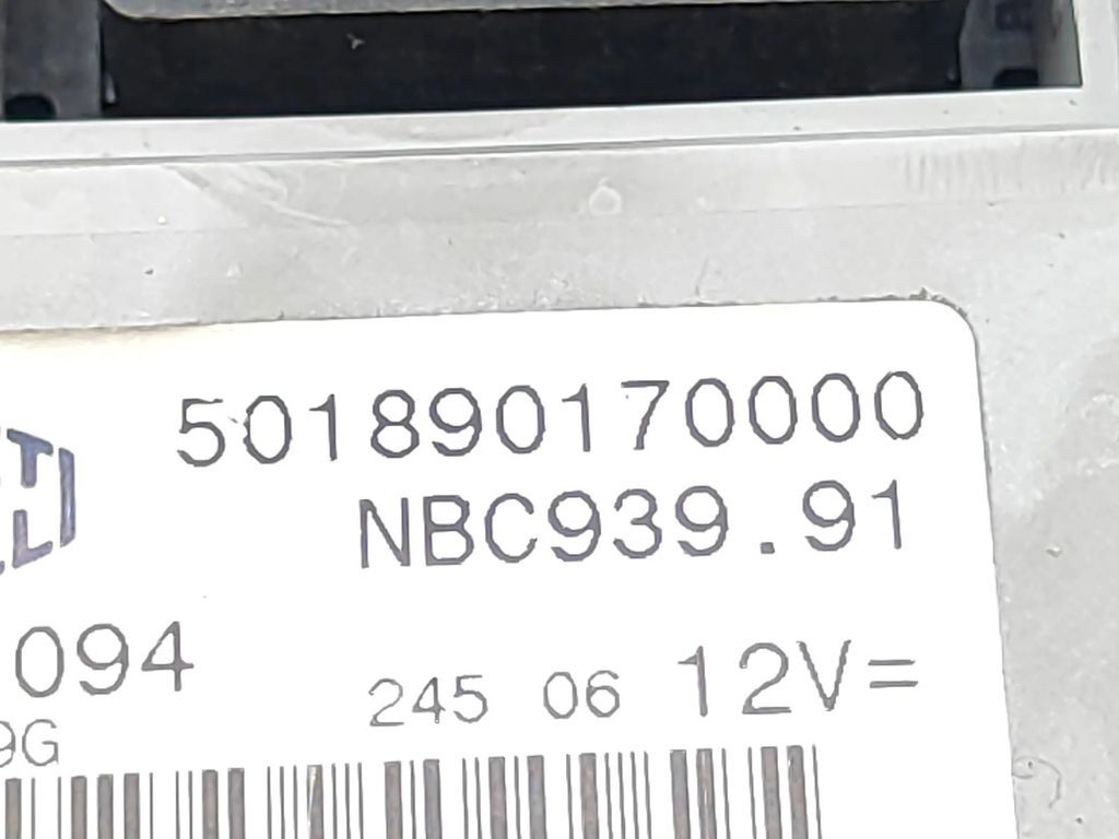 Alfa Romeo 159 2.4JTDM 147kW 2007 comfort control module 50507094 