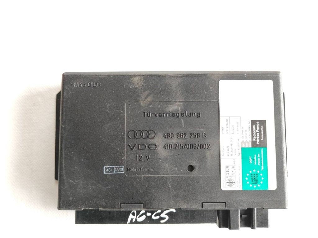 Audi A6 S6 C5 4B 2004 Comfort convenience body module ecu 4B0962258B 