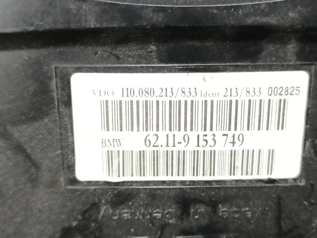 BMW 5 E60 E61 550i 2008 Petrol speedometer instrument cluster 9153749 