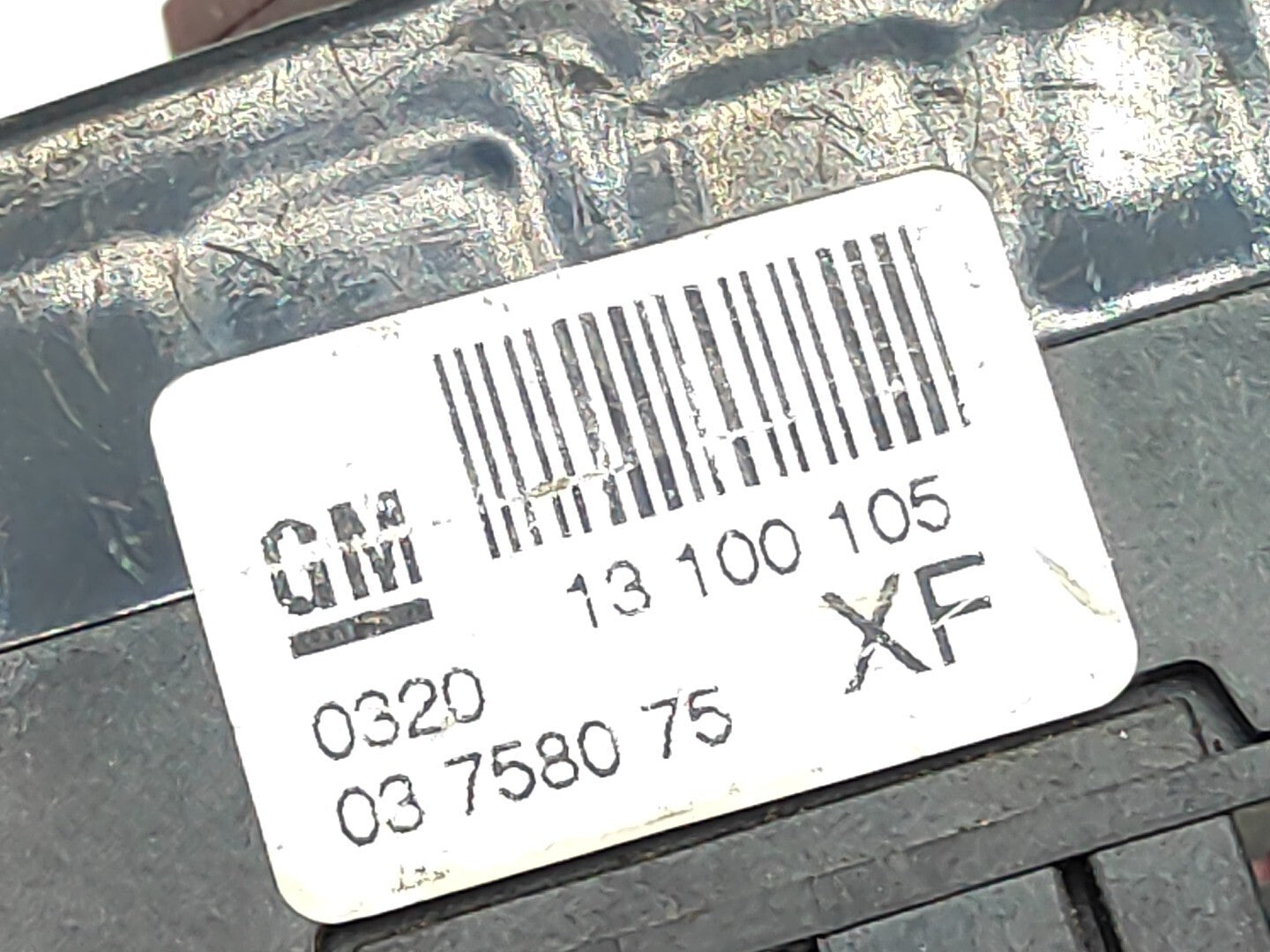 Opel Zafira B 2006 Hazzard Switch 13100105