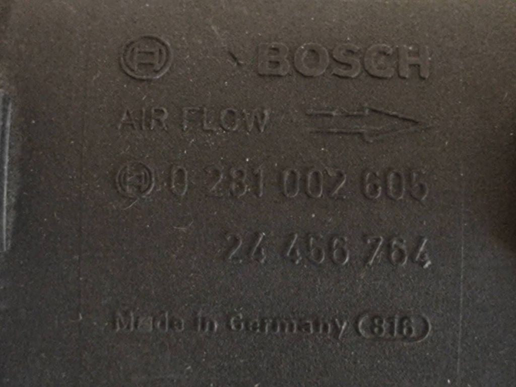 Opel Signum 3.0CDTI  2004 Diesel MAF mass air flow meter sensor 0281002605 