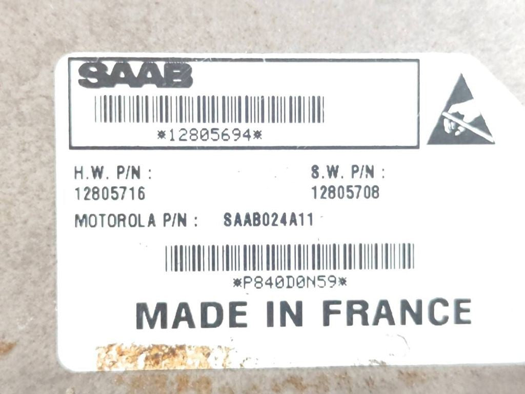 Saab 9-3 2005 Electric window control switch 12805694 