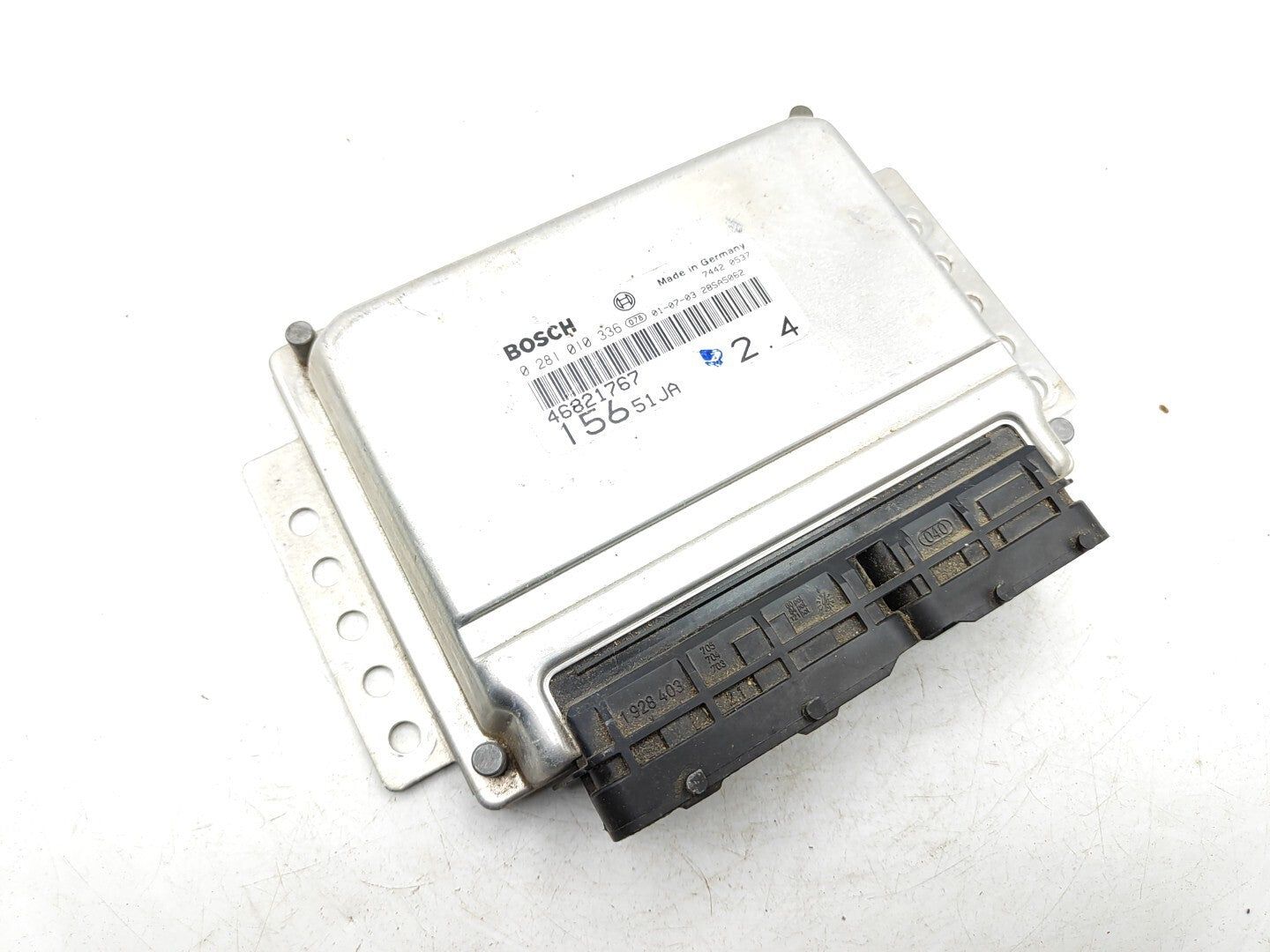 Alfa Romeo 156 2.4JTD 2000 Engine Control Module ECU 46821767 0281010336