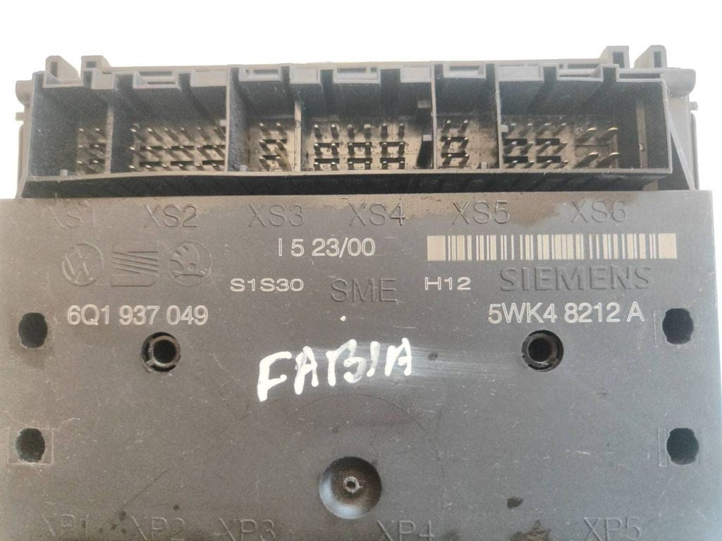 Skoda Fabia Mk1 (6Y) 2004 Comfort convenience body module 6Q1937049 5WK48212A