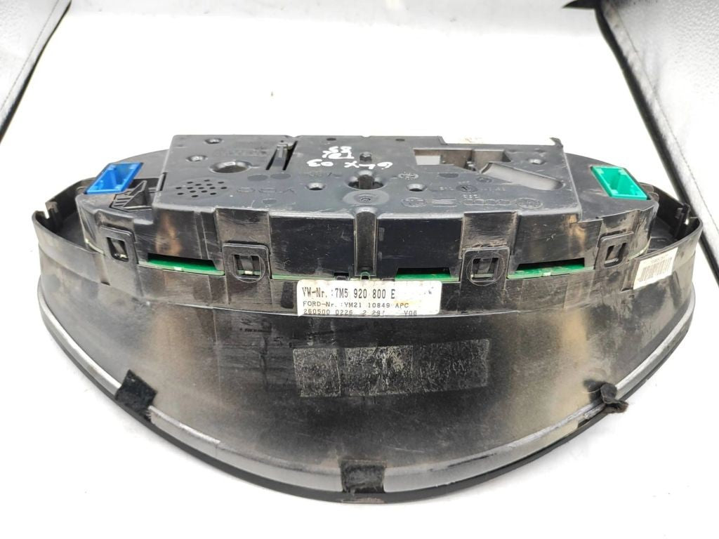 7M5920800E Ford Galaxy 2002 Diesel speedometer instrument cluster 