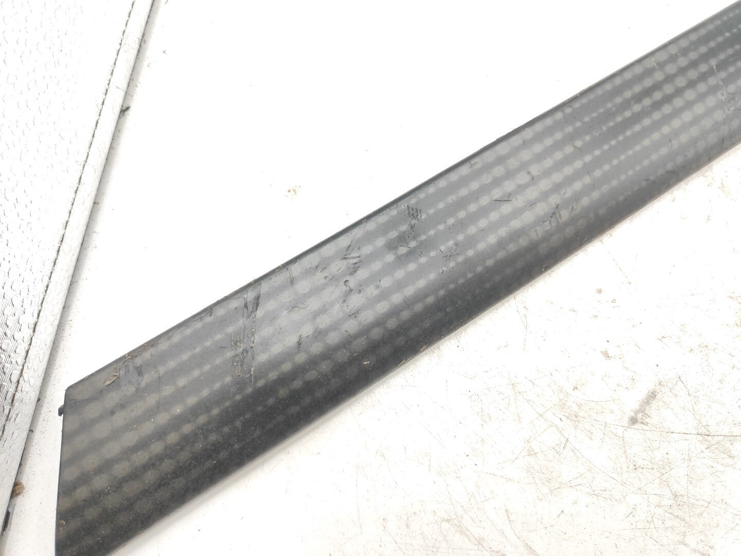 BMW 3 Series E46 1999 Rear Left Door Card Stripe Trim Carbon 8213995