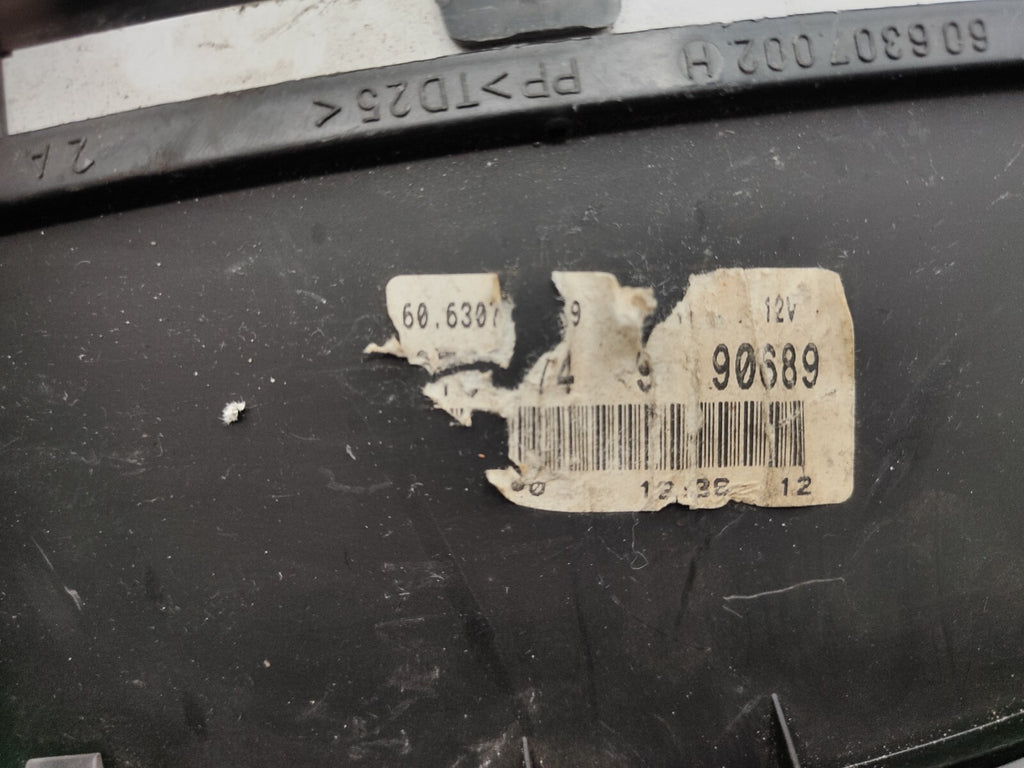 Fiat Punto Petrol 1999 LHD Front Dash Speedometer Cluster 606307002